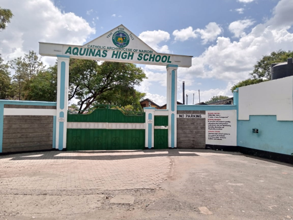 Aquinas High School entrance